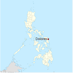 Dolores Eastern Samar Map Dolores - Province Of Eastern Samar