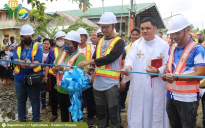The Department of Agriculture Regional Office No. VIII and the Province of Eastern Samar, on Friday, December 2, broke ground for the the Improvement/Concreting of Brgy. Burak-Mabuhay-Bantayan-Kalaw Farm To Market Road in Oras, E. Samar.